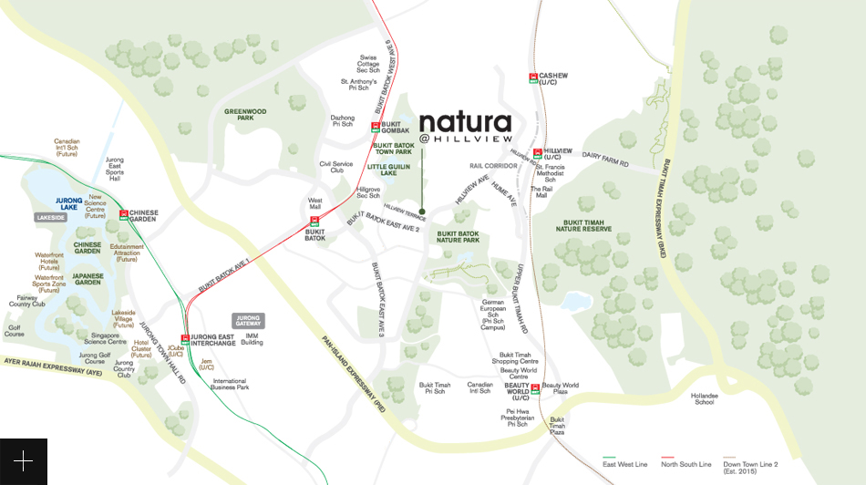 Natura Hillview Map