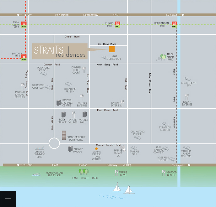 Straits Residences Map
