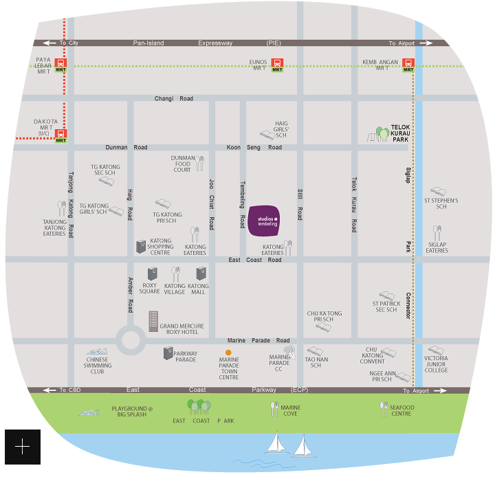 Studios @ Tembeling Map