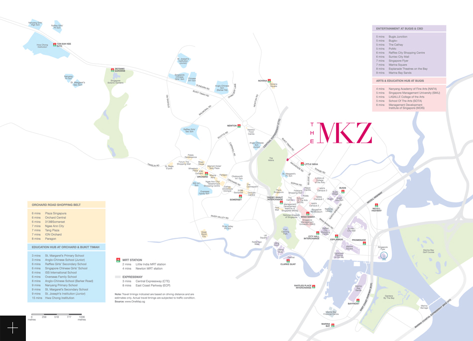 The MKZ Map