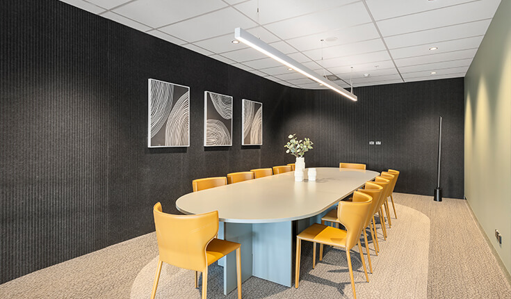 Meeting room at 312 St Kilda Road office building in Melbourne