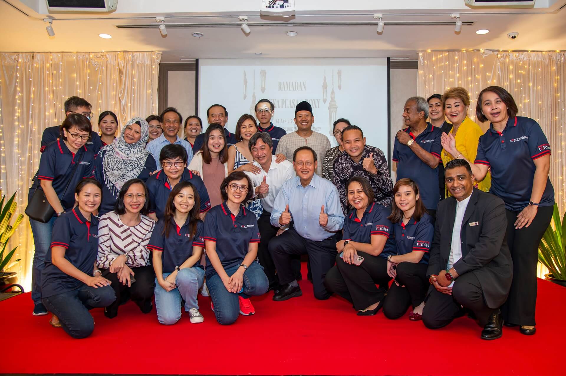 Roxy Foundation volunteers and partners at community event