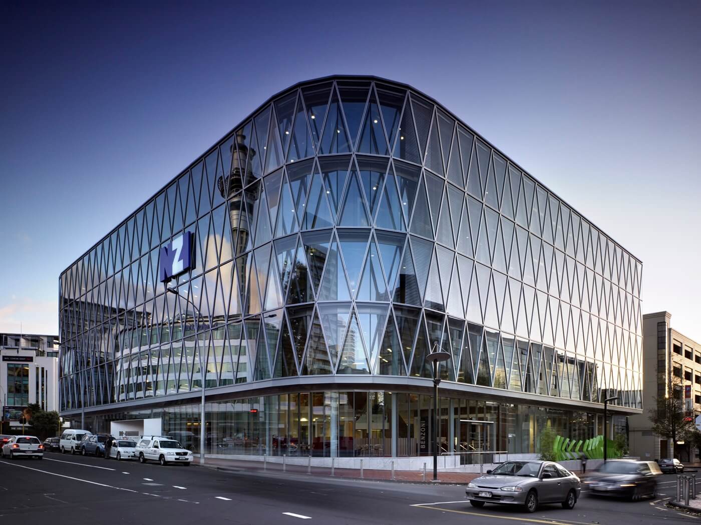 NZI Centre commercial office building in Auckland, New Zealand